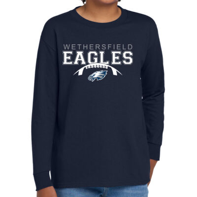 Football Youth Long Sleeve T Shirt Thumbnail