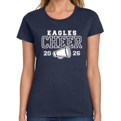 Cheer Megaphone Ladies T Shirt Thumbnail