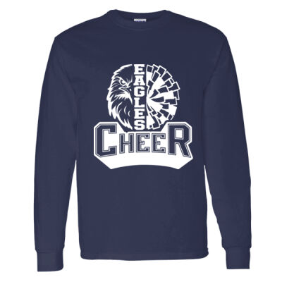 Cheer Pom Pom Adult Long Sleeve T Shirt Thumbnail