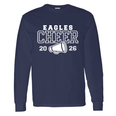 Cheer Megaphone Adult Long Sleeve T Shirt  Thumbnail