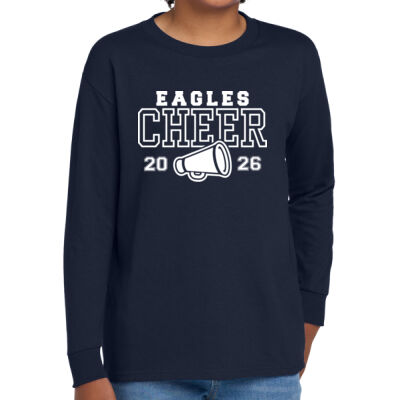 Cheer Megaphone Youth Long Sleeve T Shirt Thumbnail