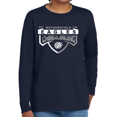 Cheerleading Youth Long Sleeve T Shirt Thumbnail