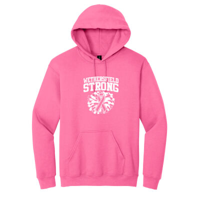 Cheer Breast Cancer Adult Hoodie Thumbnail