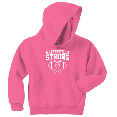Football Breast Cancer YouthHoodie Thumbnail