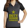 Women's Colorblock Micropique Sport Wick ® Polo Thumbnail
